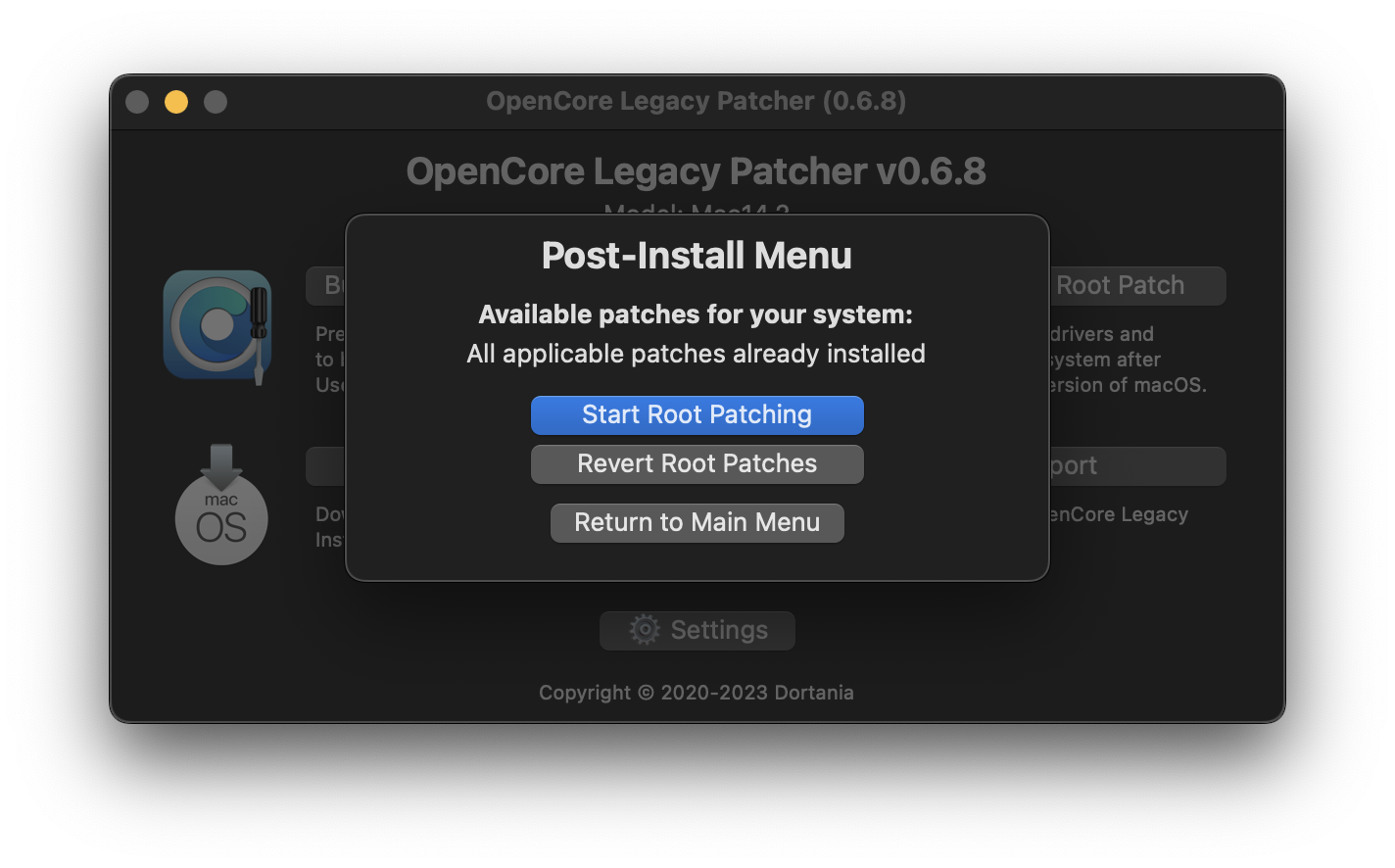 OCLP-GUI-Root-Patch-Status